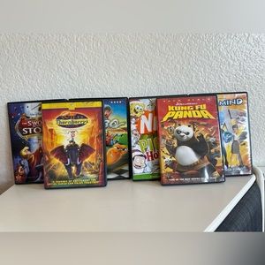 Lot of 6 Children's DVDs - Disney, Nickelodeon and more....